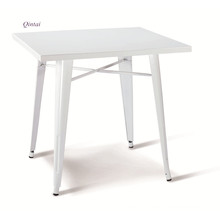 metal square dining table white elegant table